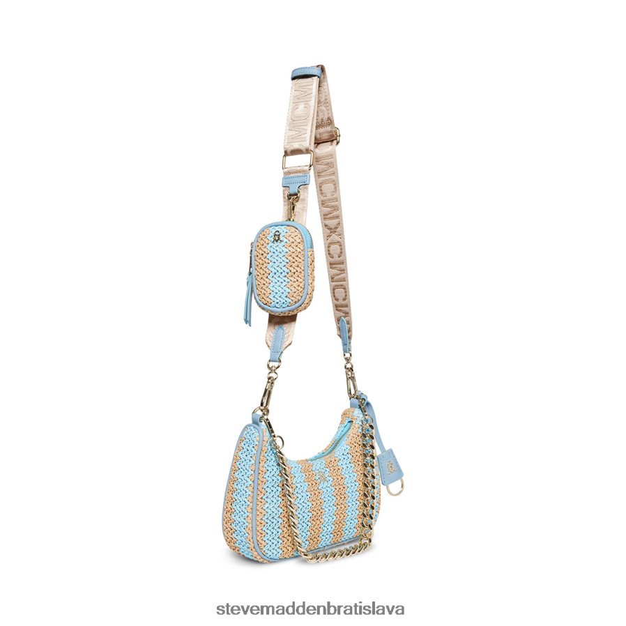 taška modrá multi unisex Steve Madden bvitálna rafia 8D42H384