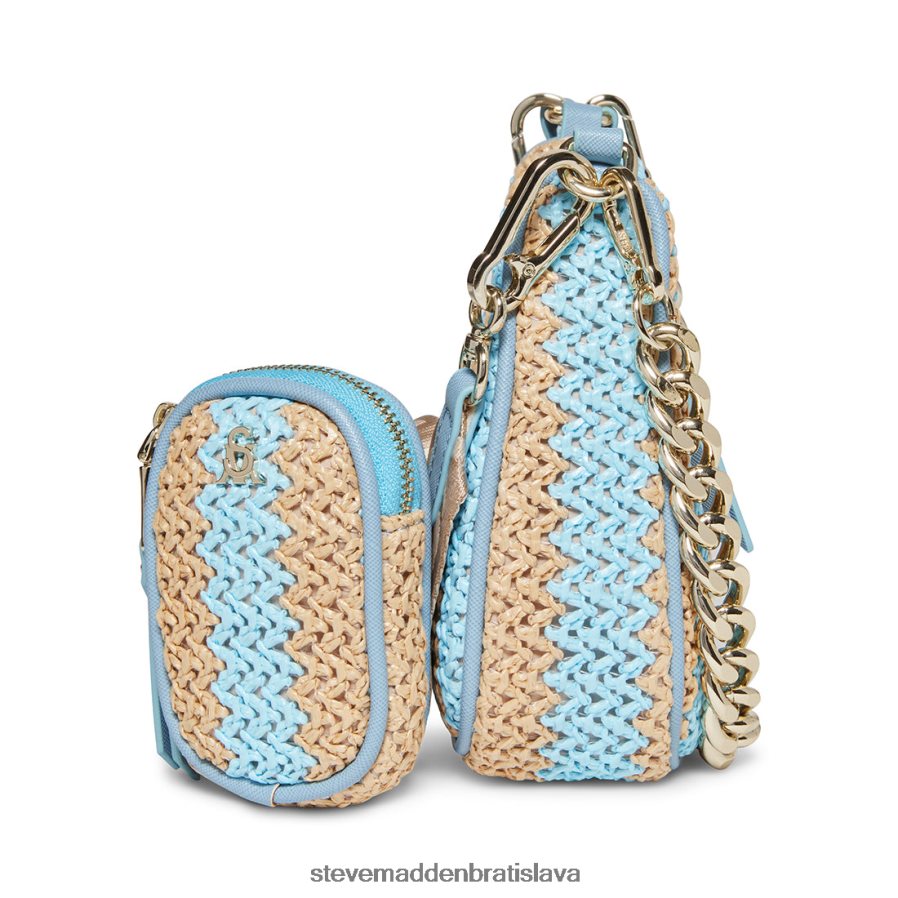 taška modrá multi unisex Steve Madden bvitálna rafia 8D42H384