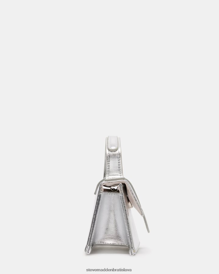 taška strieborná metalíza unisex Steve Madden barlan 8D42H437