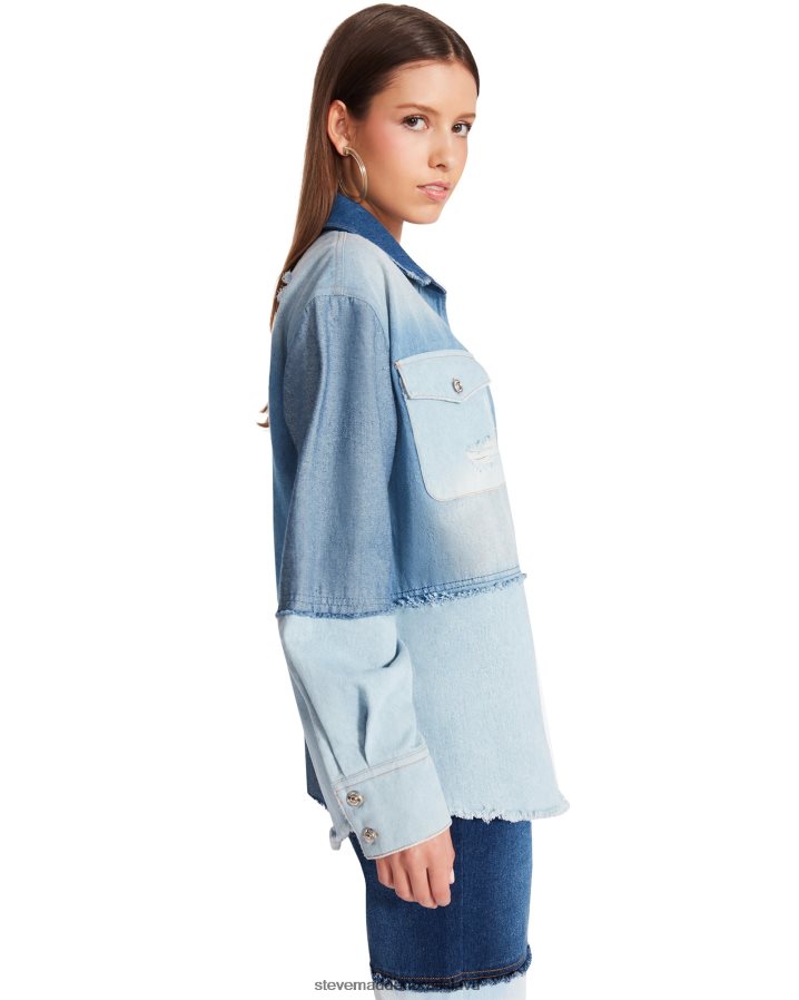 nosenie džínsová tkanina ženy Steve Madden kylie shacket 8D42H628