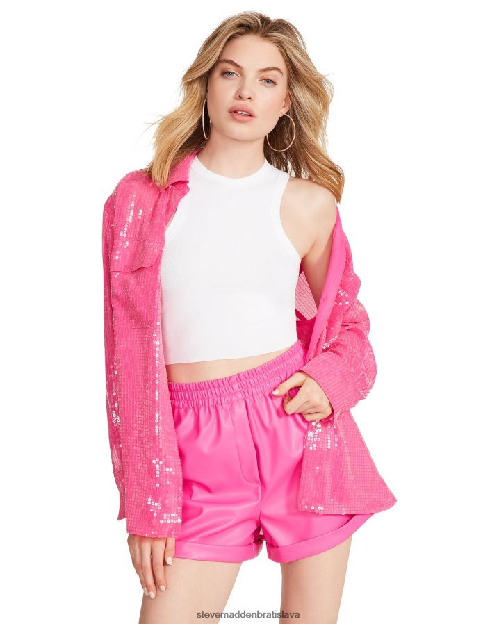 nosenie horká ružová ženy Steve Madden shacket 8D42H581