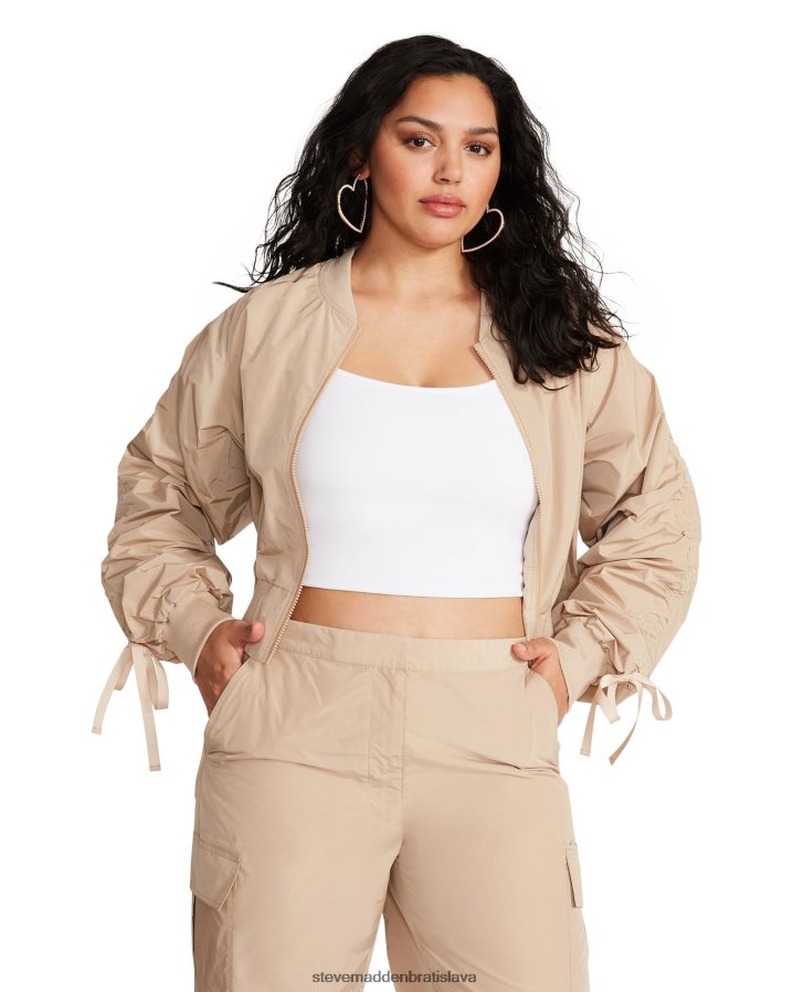 nosenie kosť/khaki ženy Steve Madden emory bunda 8D42H586