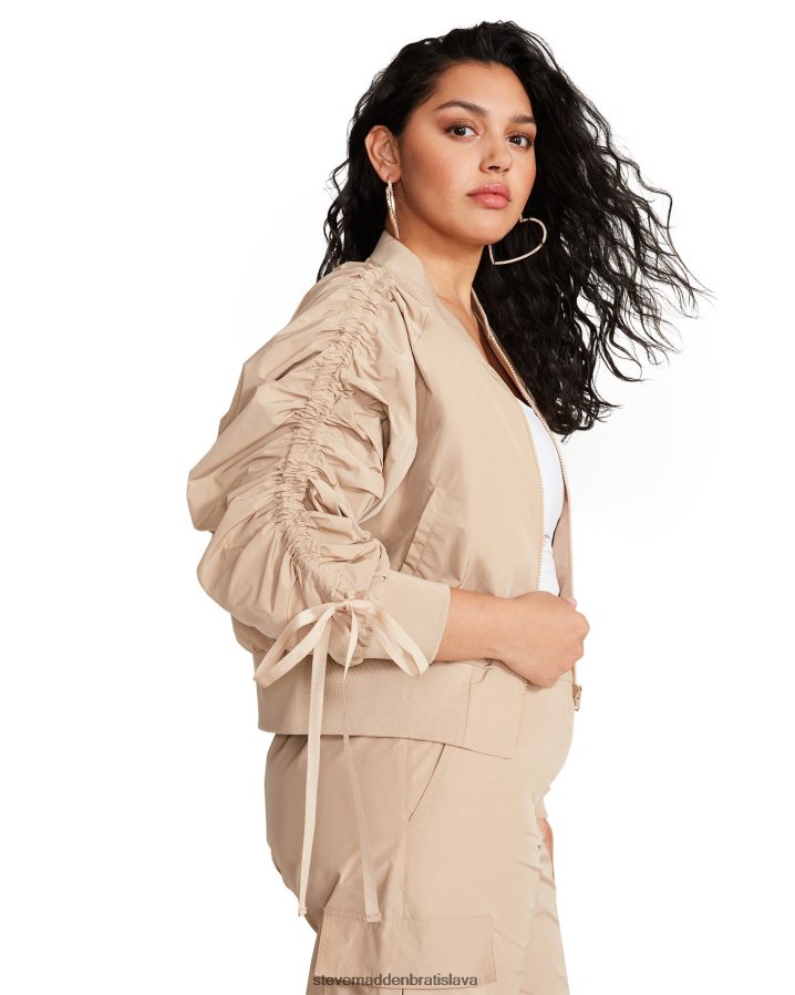 nosenie kosť/khaki ženy Steve Madden emory bunda 8D42H586