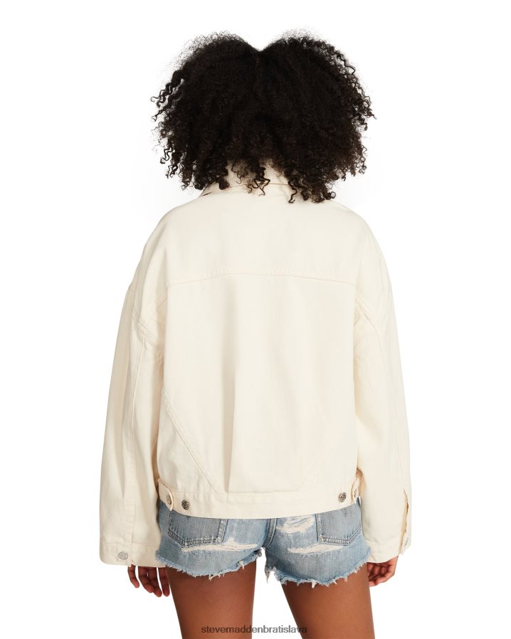 nosenie krém ženy Steve Madden sienna džínsová bunda 8D42H584