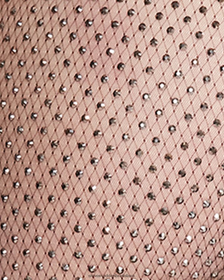 nosenie čierna ženy Steve Madden sieťované štrasové nohavice 8D42H652
