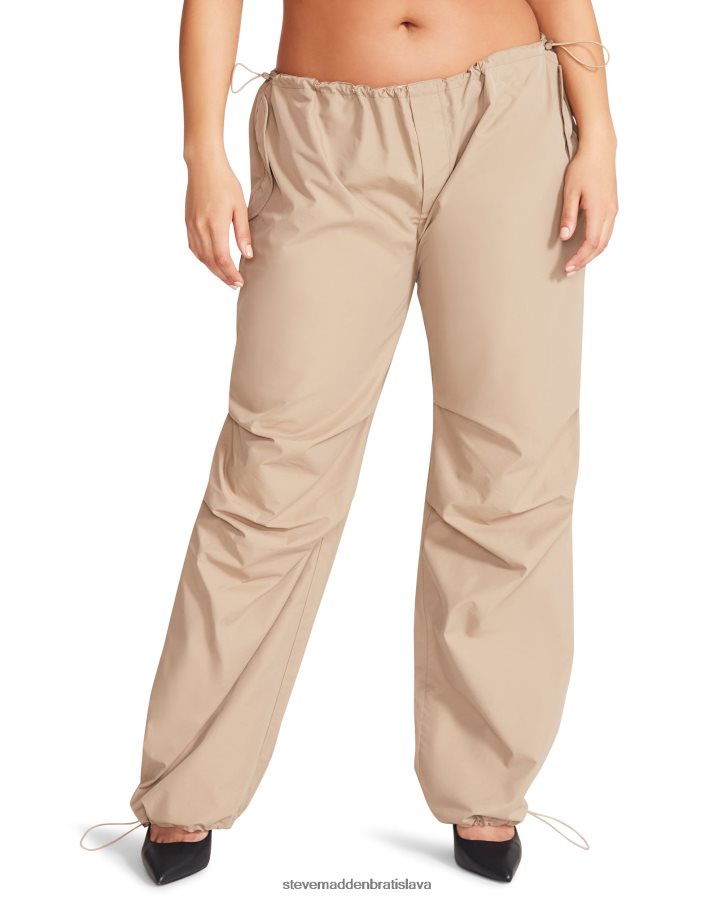nosenie kaki/béžová ženy Steve Madden pia padákové nohavice 8D42H655