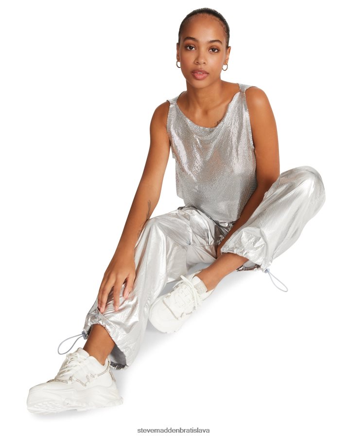 nosenie striebro ženy Steve Madden pia padákové nohavice 8D42H668