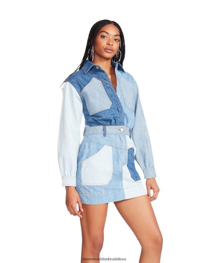 nosenie džínsová tkanina ženy Steve Madden šaty ryleigh 8D42H734