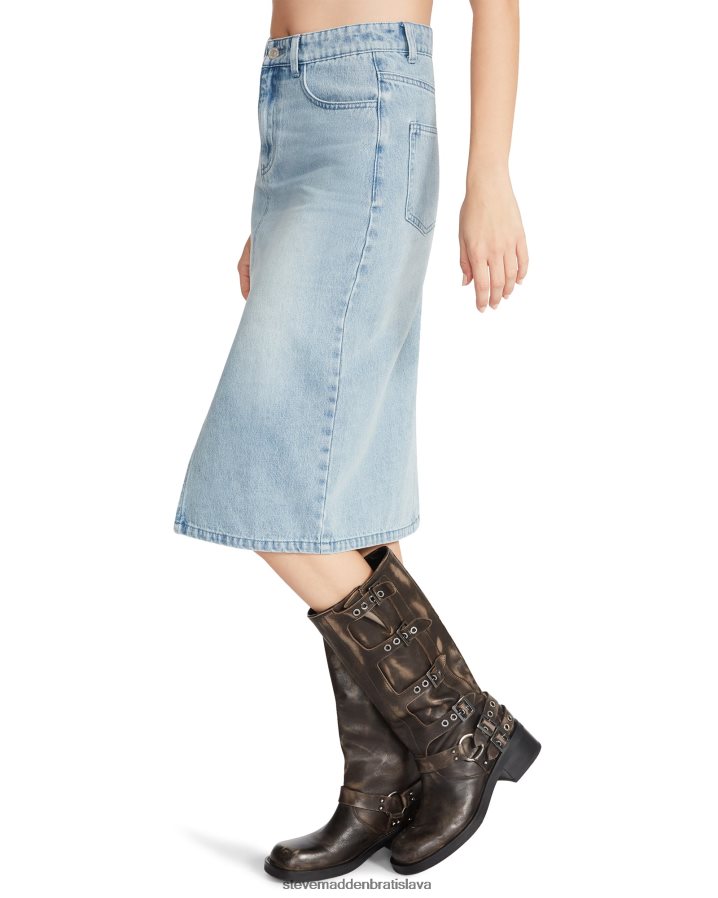 nosenie džínsová tkanina ženy Steve Madden džínsová sukňa ivonne 8D42H673