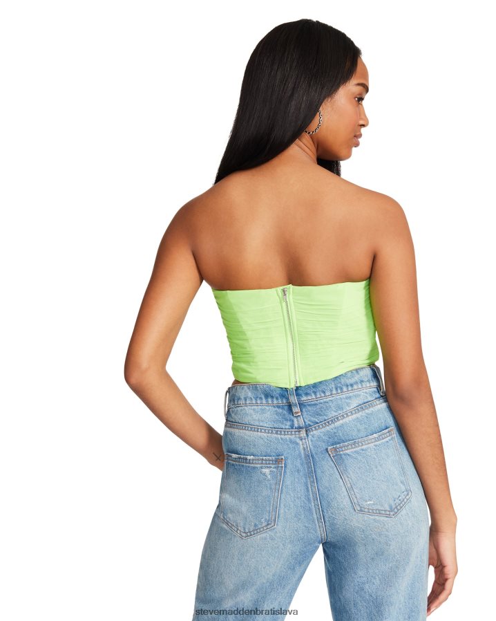 nosenie neónová zelená ženy Steve Madden dahlia top 8D42H781