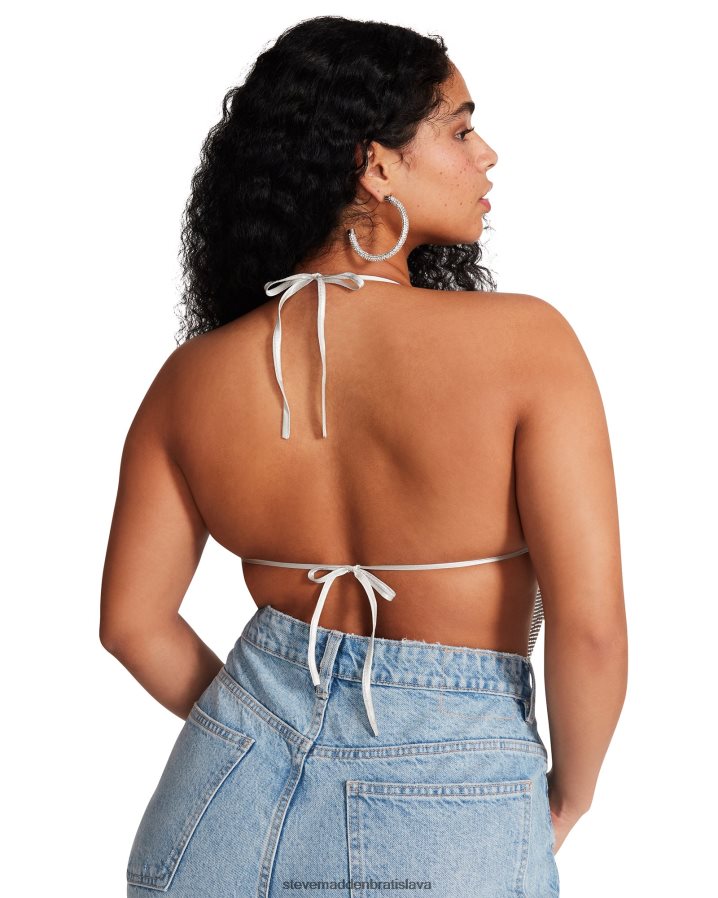 nosenie striebro ženy Steve Madden sotva tam drahokamu ohlávka 8D42H740