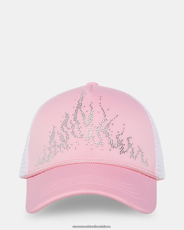 príslušenstvo Ružová unisex Steve Madden kamenný plameň trucker klobúk 8D42H870