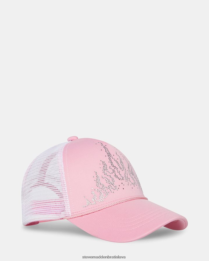 príslušenstvo Ružová unisex Steve Madden kamenný plameň trucker klobúk 8D42H870