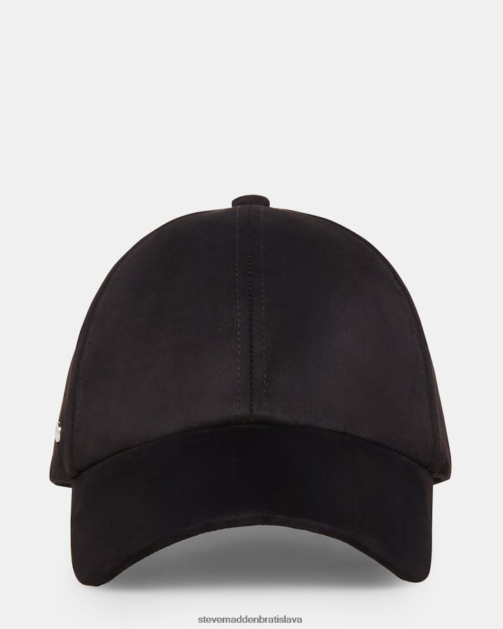 príslušenstvo čierna unisex Steve Madden bejzbalová čiapka z umelého semišu 8D42H872