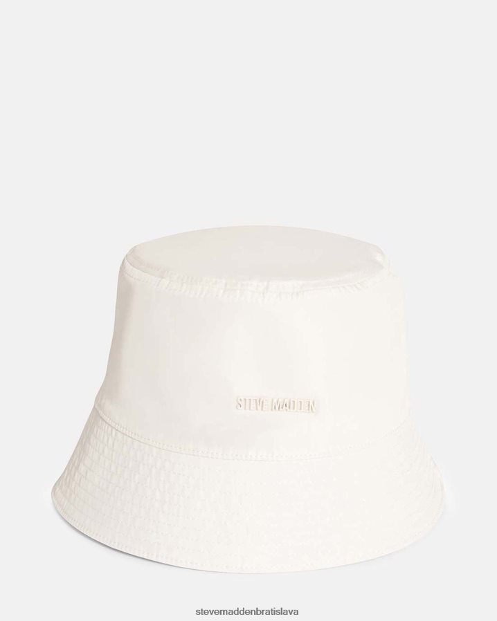 príslušenstvo sivobiely unisex Steve Madden nylonový vedrový klobúk 8D42H867