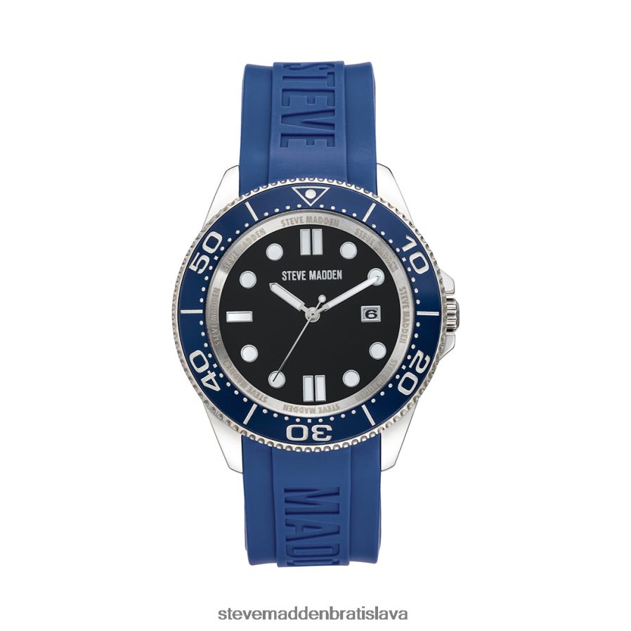 príslušenstvo Modrá unisex Steve Madden pogumované smaltované puzdro na hodinky 8D42H859