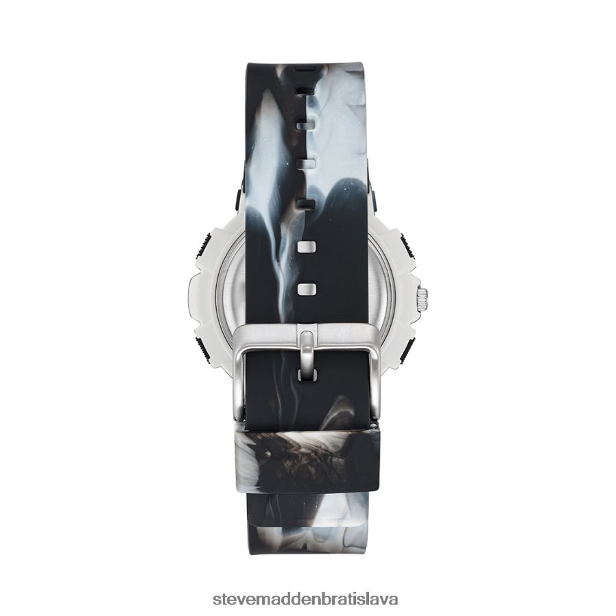 príslušenstvo čierna unisex Steve Madden farba na nadrozmerné športové hodinky na kravatu 8D42H861