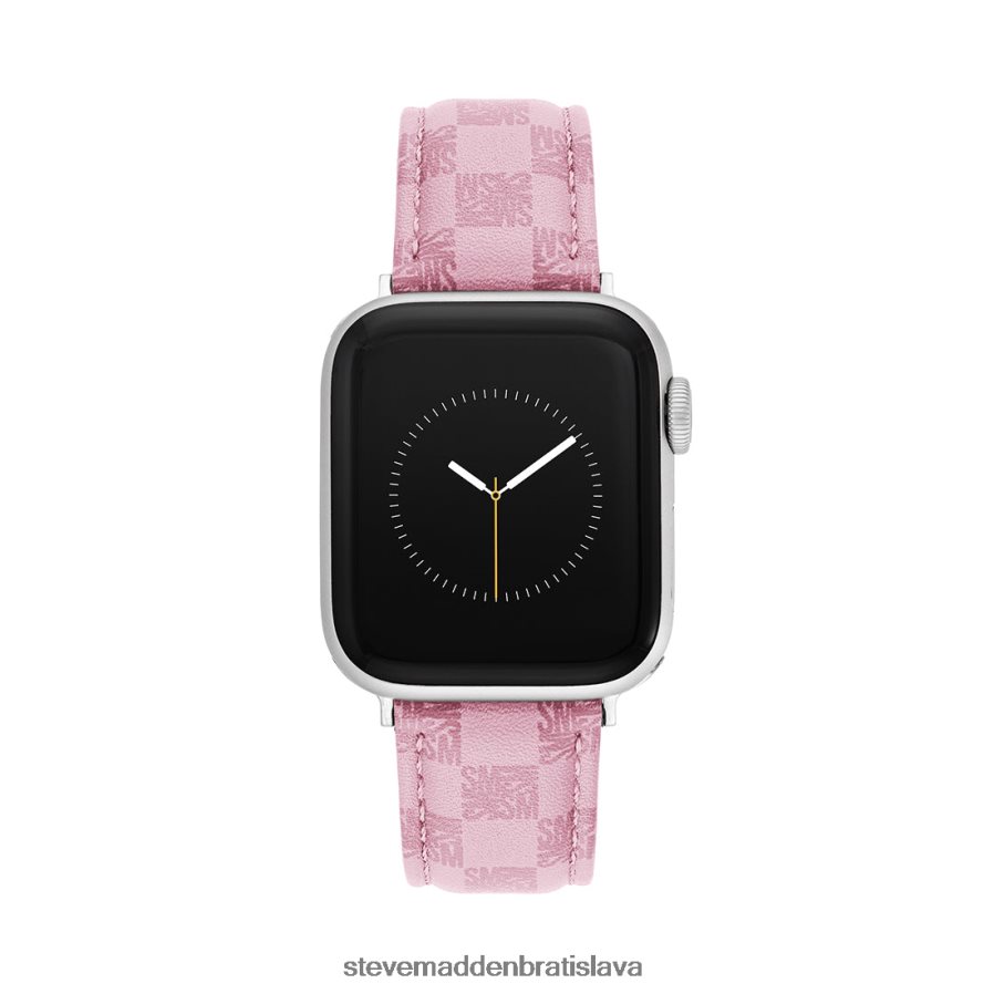 príslušenstvo Ružová unisex Steve Madden Remienok na hodinky s logom bloku hodiniek Apple 38-40 mm 8D42H825