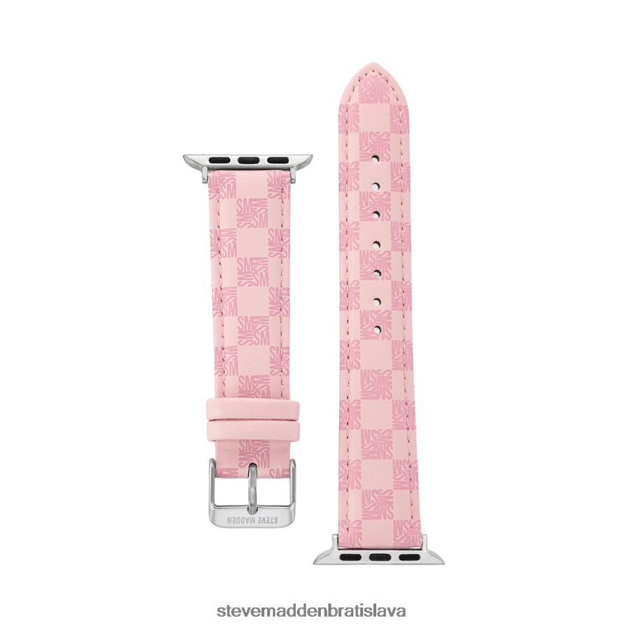 príslušenstvo Ružová unisex Steve Madden Remienok na hodinky s logom bloku hodiniek Apple 42-44 mm 8D42H839