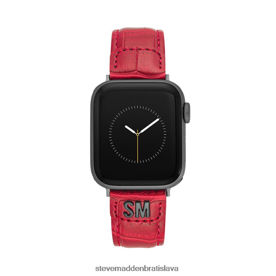 príslušenstvo červená unisex Steve Madden Textový remienok na hodinky Apple Watch 38-40 mm 8D42H850