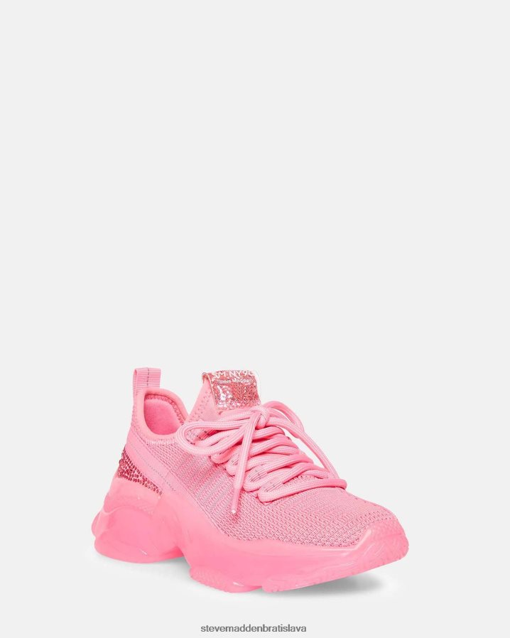 obuv ružový neón deti Steve Madden jmaxima 8D42H1111