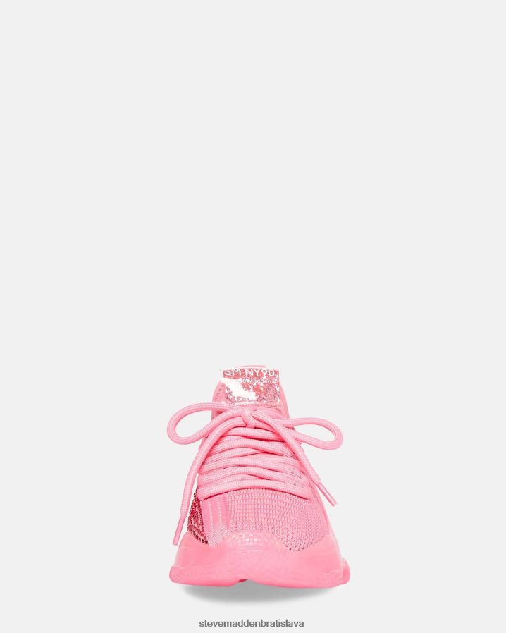 obuv ružový neón deti Steve Madden jmaxima 8D42H1111