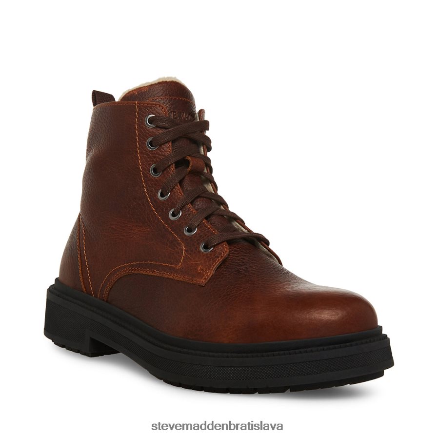 obuv hnedá koža muži Steve Madden denalii 8D42H959