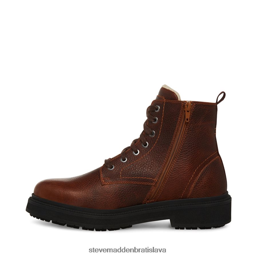 obuv hnedá koža muži Steve Madden denalii 8D42H959