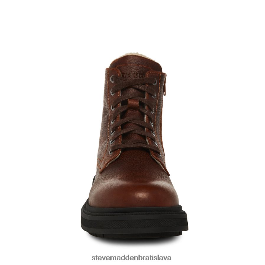 obuv hnedá koža muži Steve Madden denalii 8D42H959
