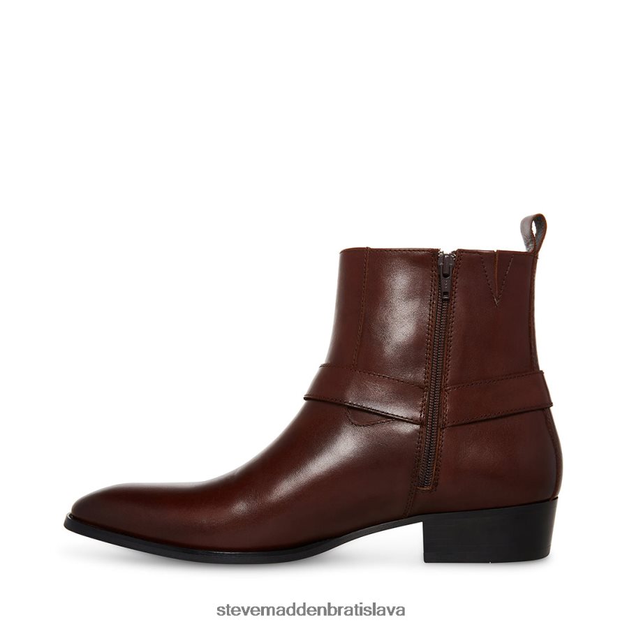 obuv hnedá koža muži Steve Madden pomlčka 8D42H947