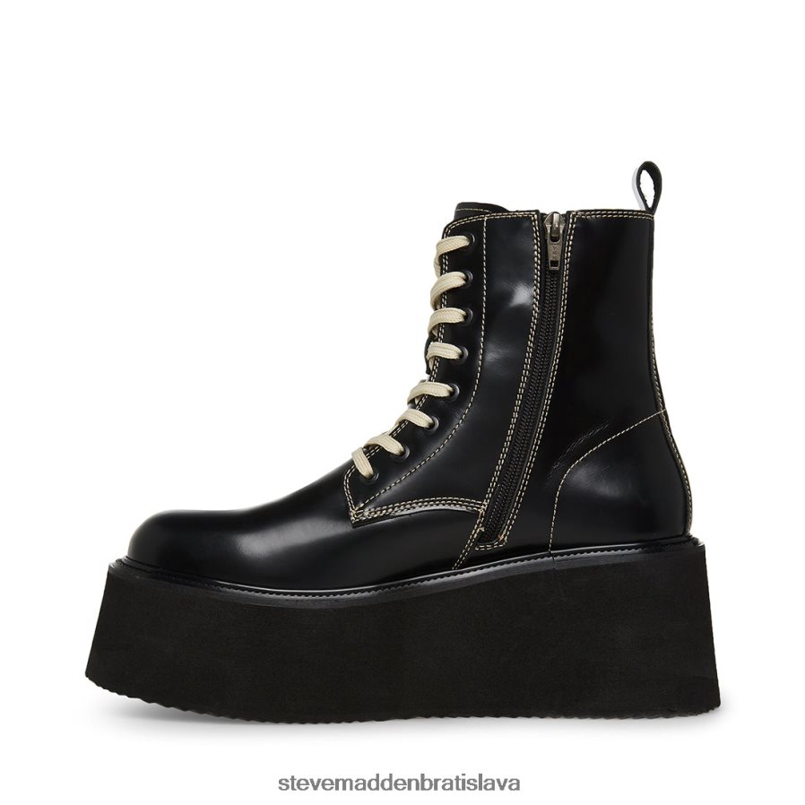 obuv čierna biela koža muži Steve Madden lazer 8D42H953