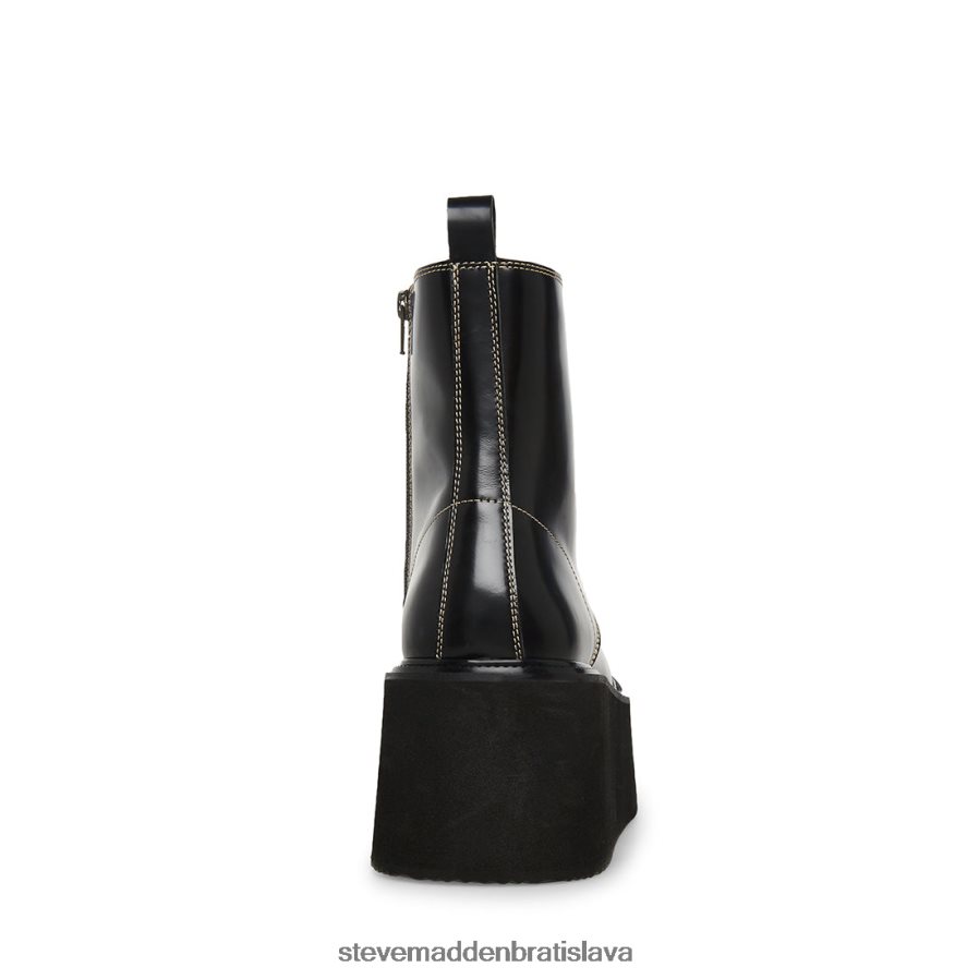 obuv čierna biela koža muži Steve Madden lazer 8D42H953