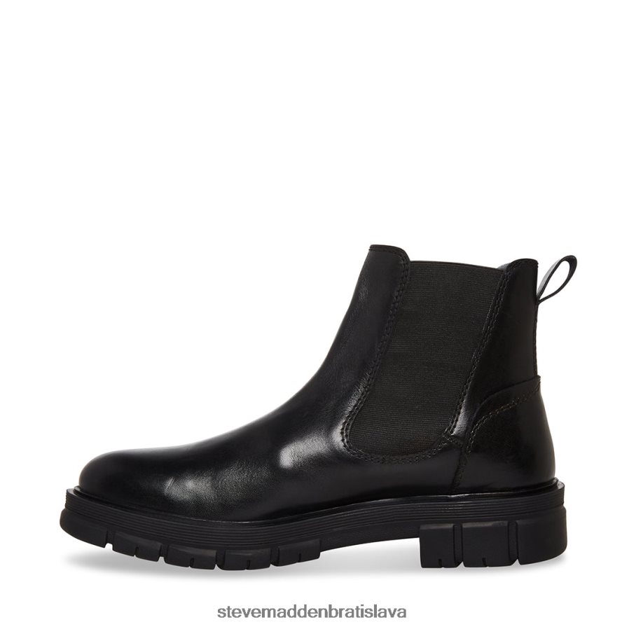 obuv čierna koža muži Steve Madden adonis 8D42H969