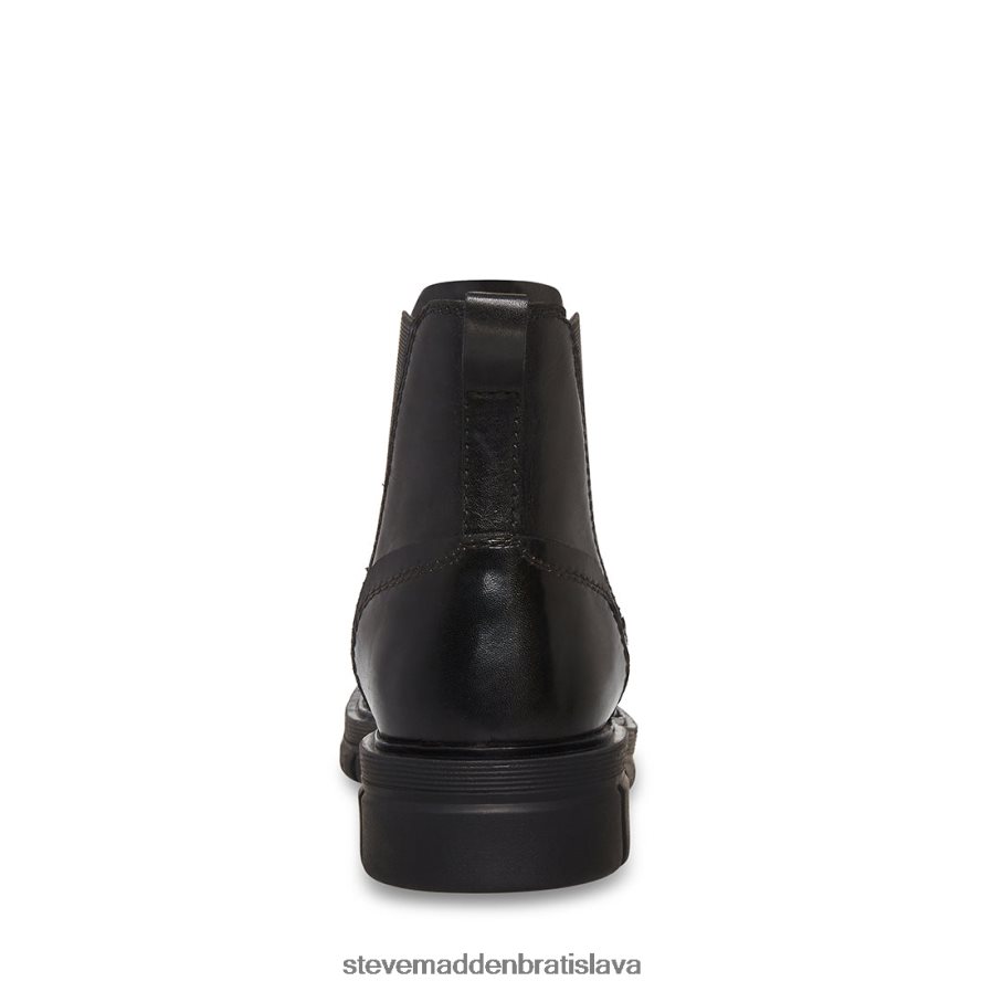 obuv čierna koža muži Steve Madden adonis 8D42H969