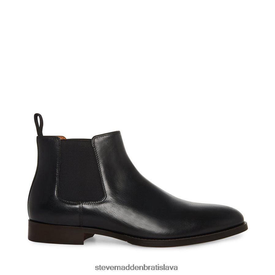 obuv čierna koža muži Steve Madden agát 8D42H949