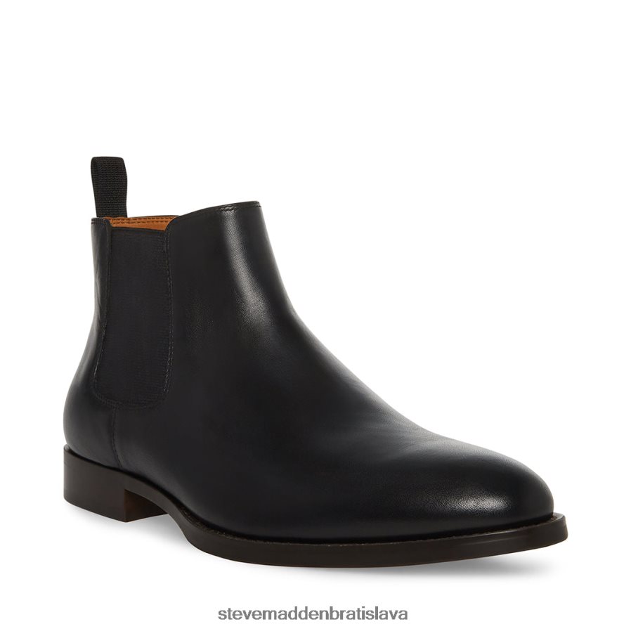 obuv čierna koža muži Steve Madden agát 8D42H949