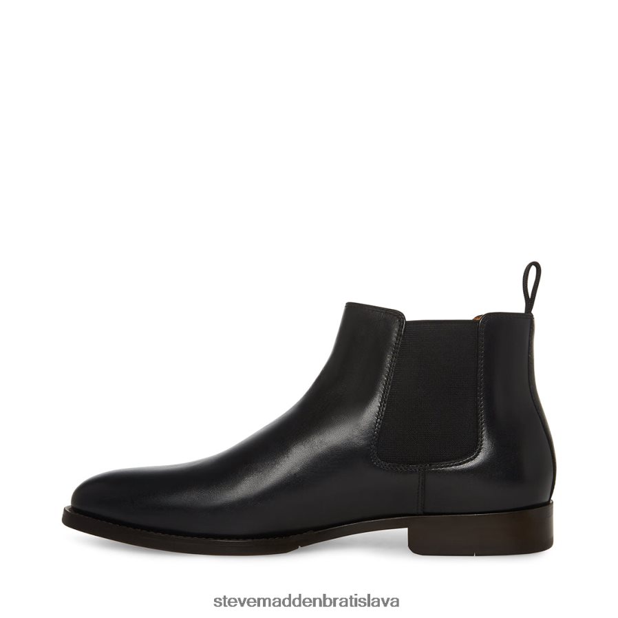 obuv čierna koža muži Steve Madden agát 8D42H949