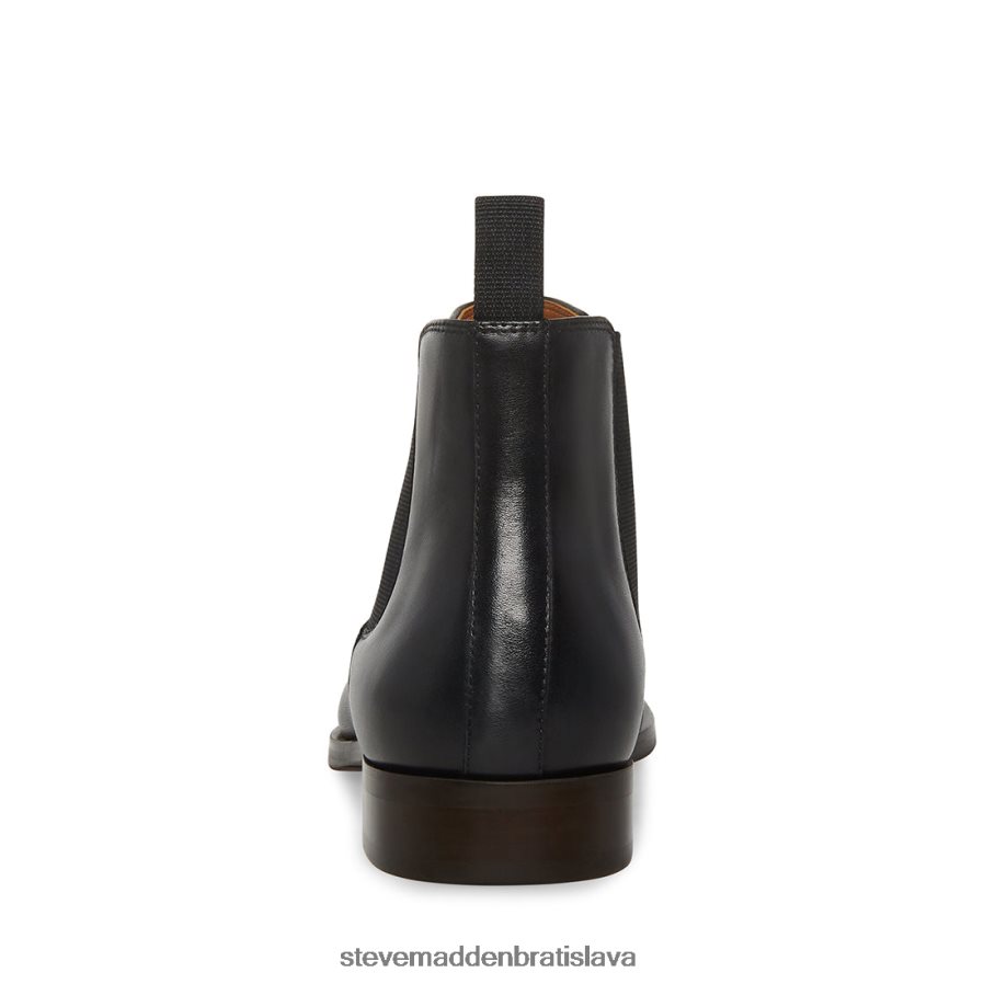 obuv čierna koža muži Steve Madden agát 8D42H949
