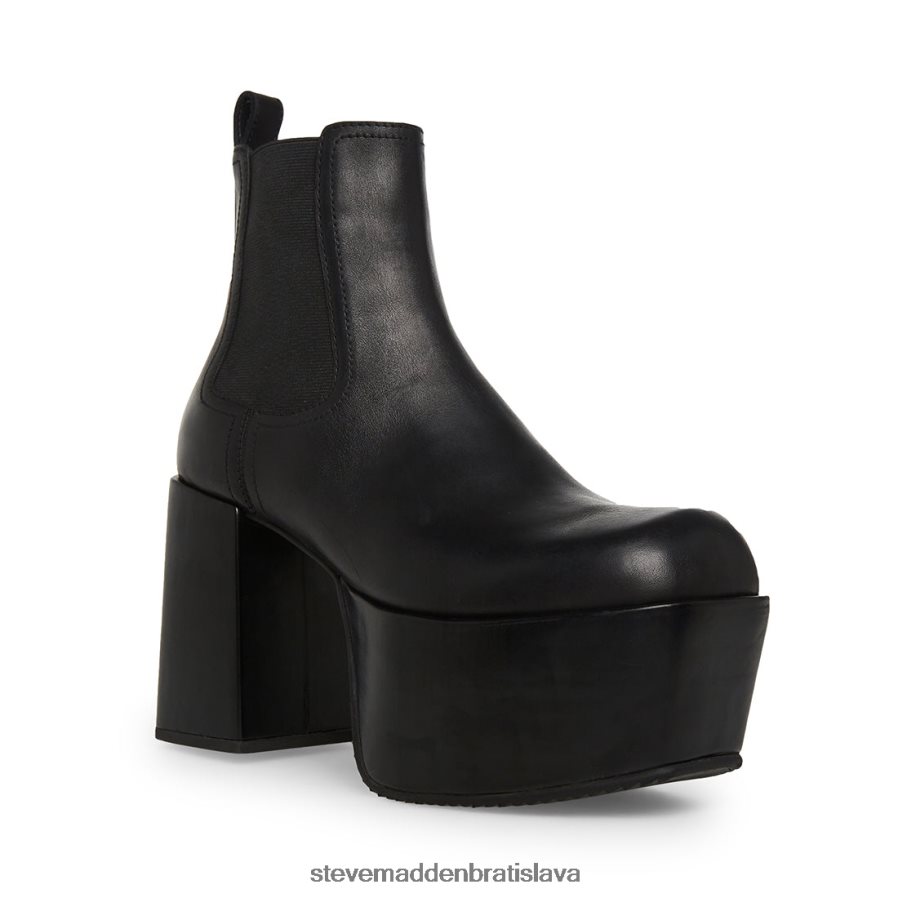 obuv čierna koža muži Steve Madden boa 8D42H945