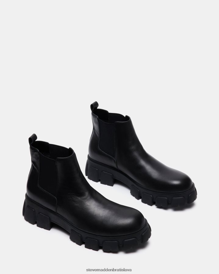 obuv čierna koža muži Steve Madden copa 8D42H934
