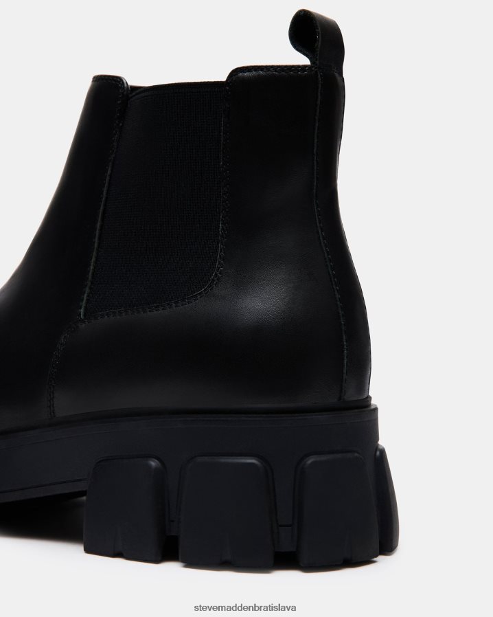obuv čierna koža muži Steve Madden copa 8D42H934