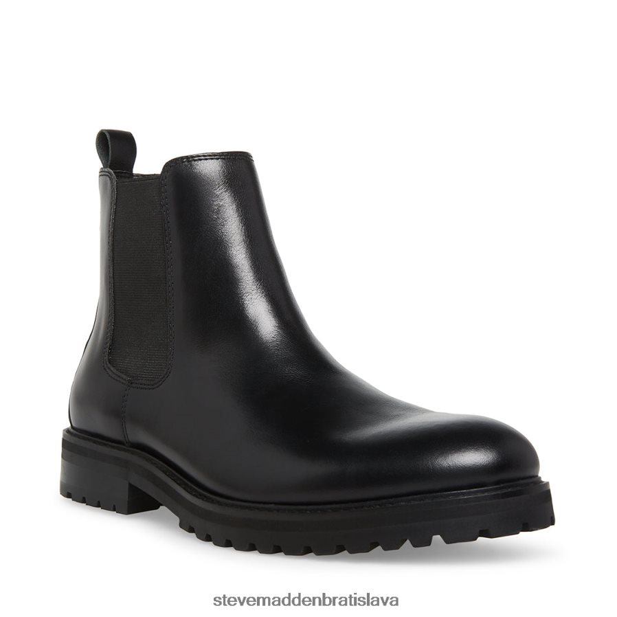obuv čierna koža muži Steve Madden duren 8D42H966