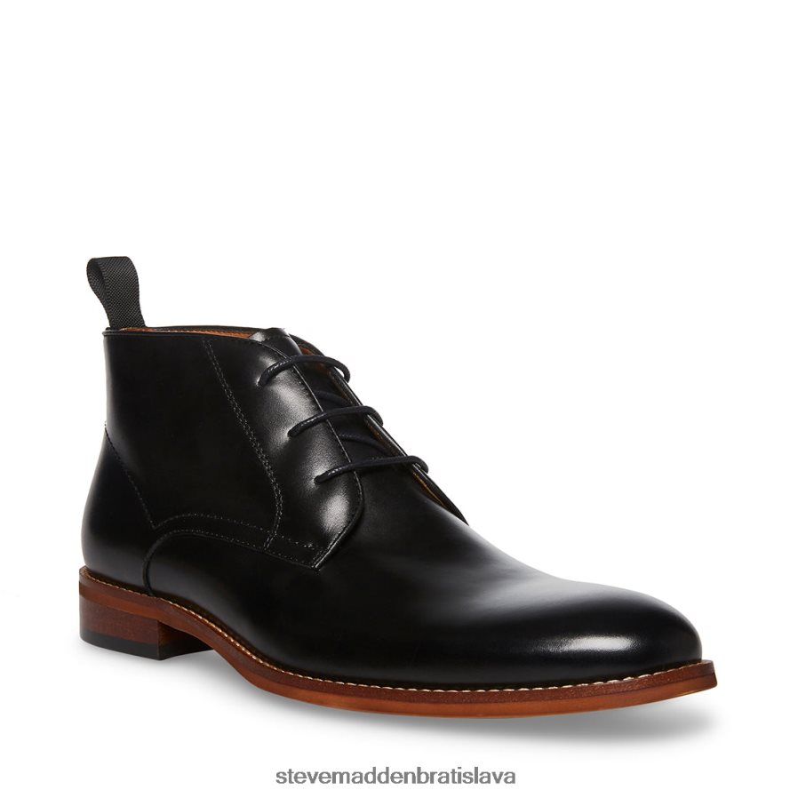 obuv čierna koža muži Steve Madden favien 8D42H941