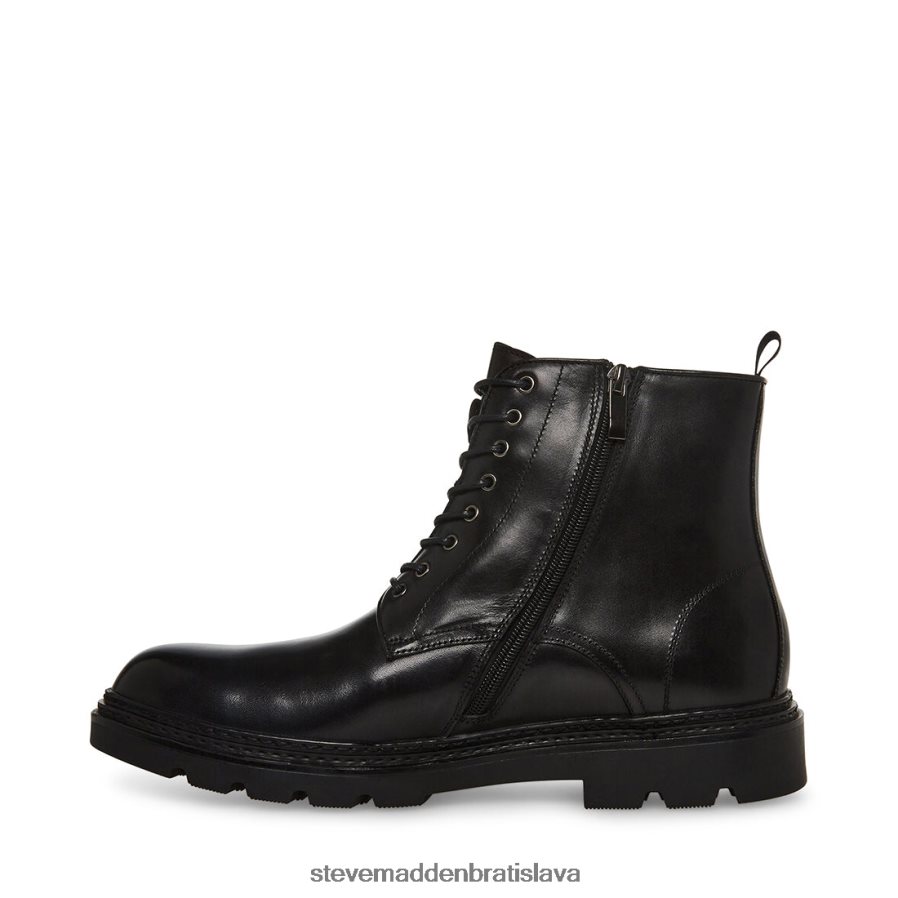 obuv čierna koža muži Steve Madden jessee 8D42H955