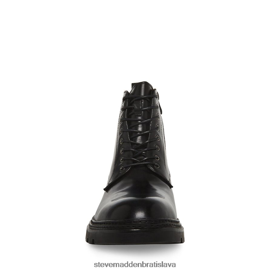 obuv čierna koža muži Steve Madden jessee 8D42H955