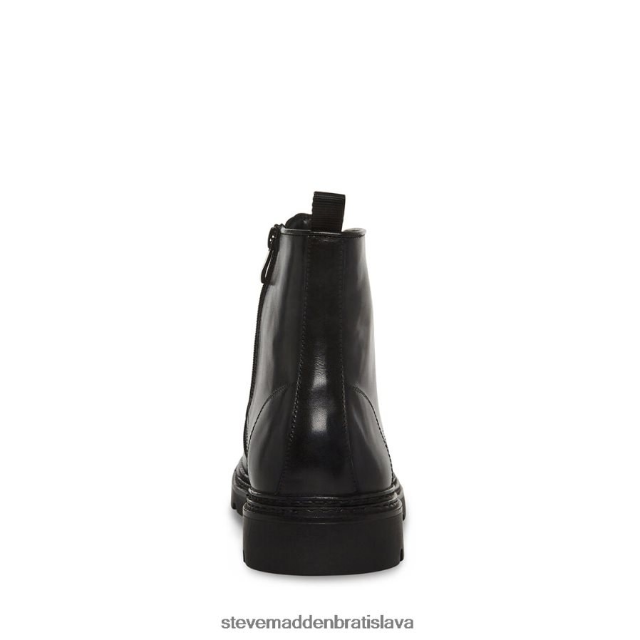 obuv čierna koža muži Steve Madden jessee 8D42H955