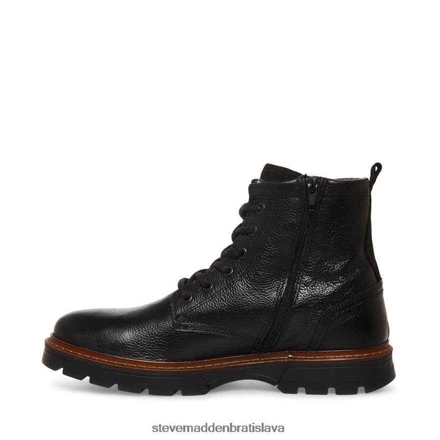 obuv čierna koža muži Steve Madden lucius 8D42H974