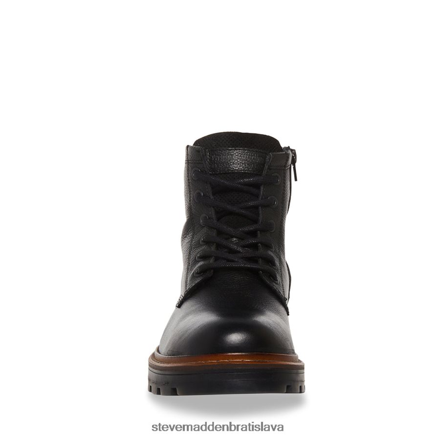 obuv čierna koža muži Steve Madden lucius 8D42H974