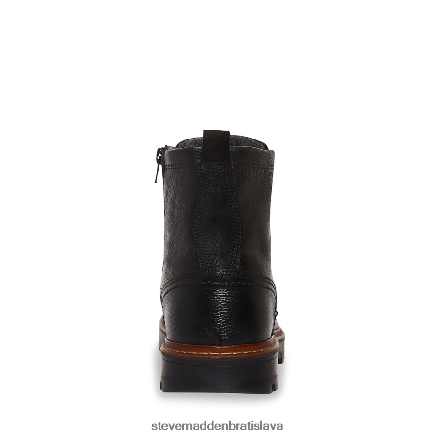 obuv čierna koža muži Steve Madden lucius 8D42H974