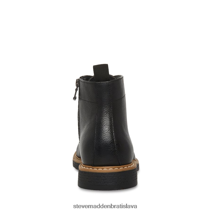 obuv čierna koža muži Steve Madden mitchell 8D42H958